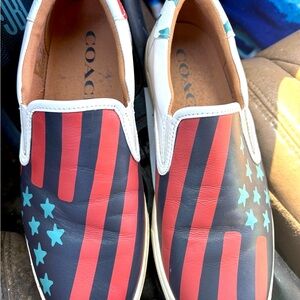 Coach Patriotic Slip-On Sneakers